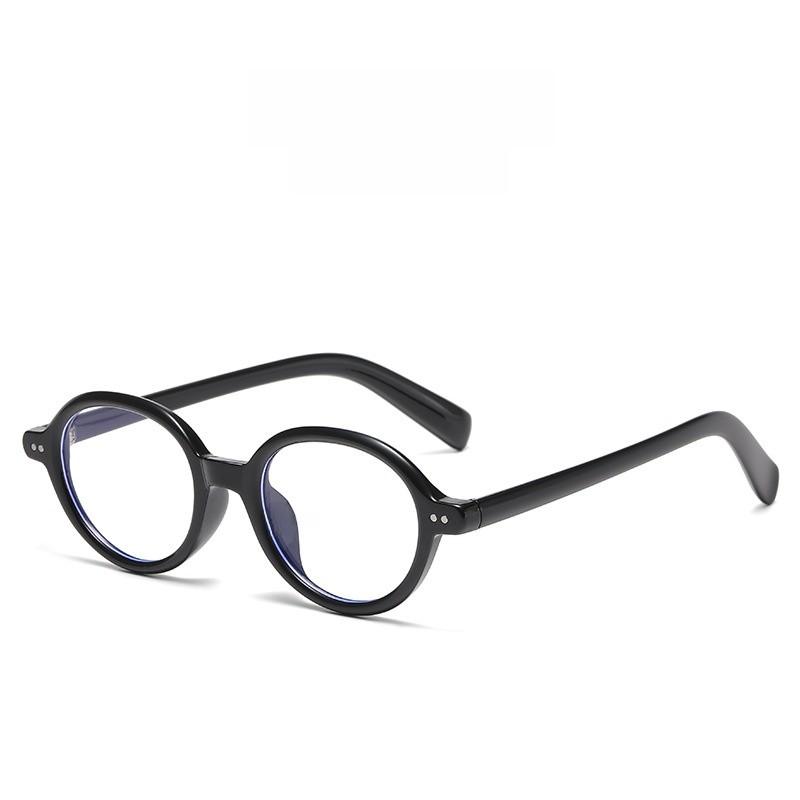 Tr90 Oval Eyewear Frame With Blue Light Blocking For Stylish Office Wear