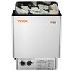 8KW Electric Sauna Heater Built-In Control 8-12 m³HomeSpa Stainless Steel
