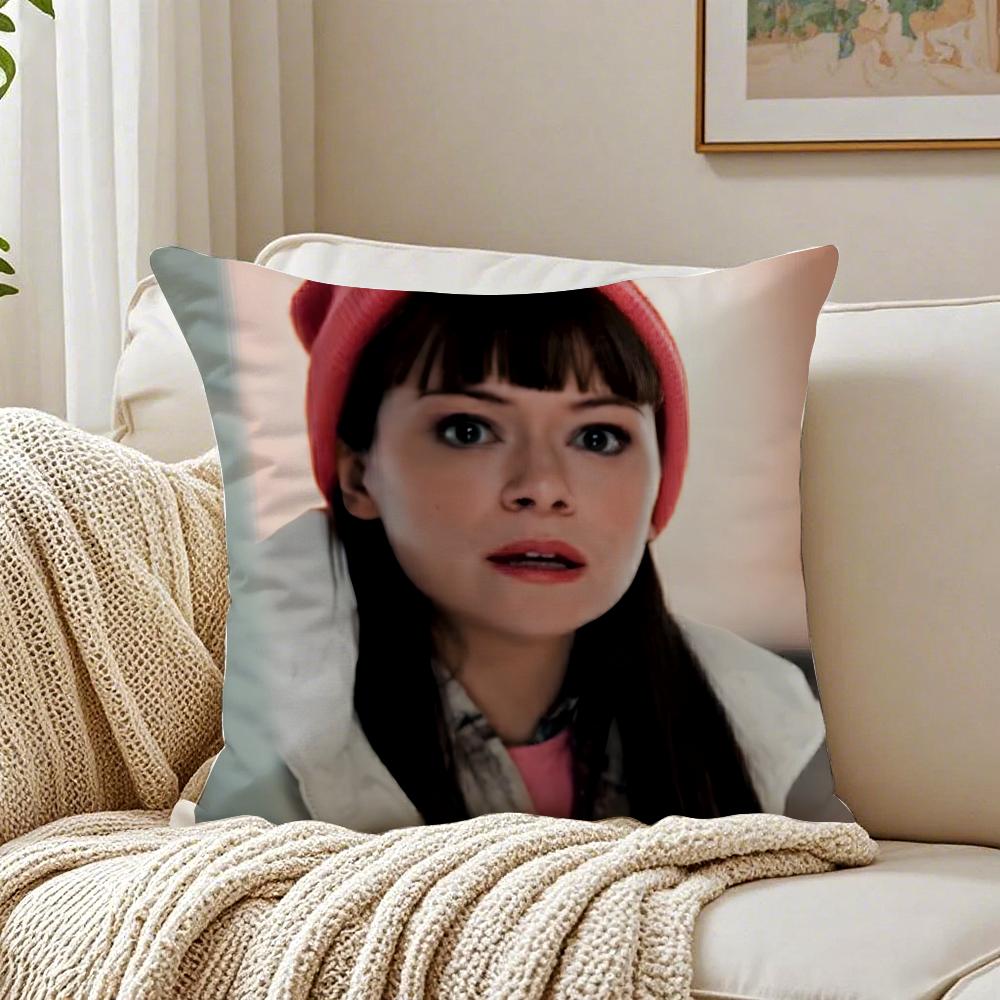 Hollywood Actress AAlison Hendrix Cushion Cover Pillowcase Antidustmite living Room Sofa Decor Cushion Room