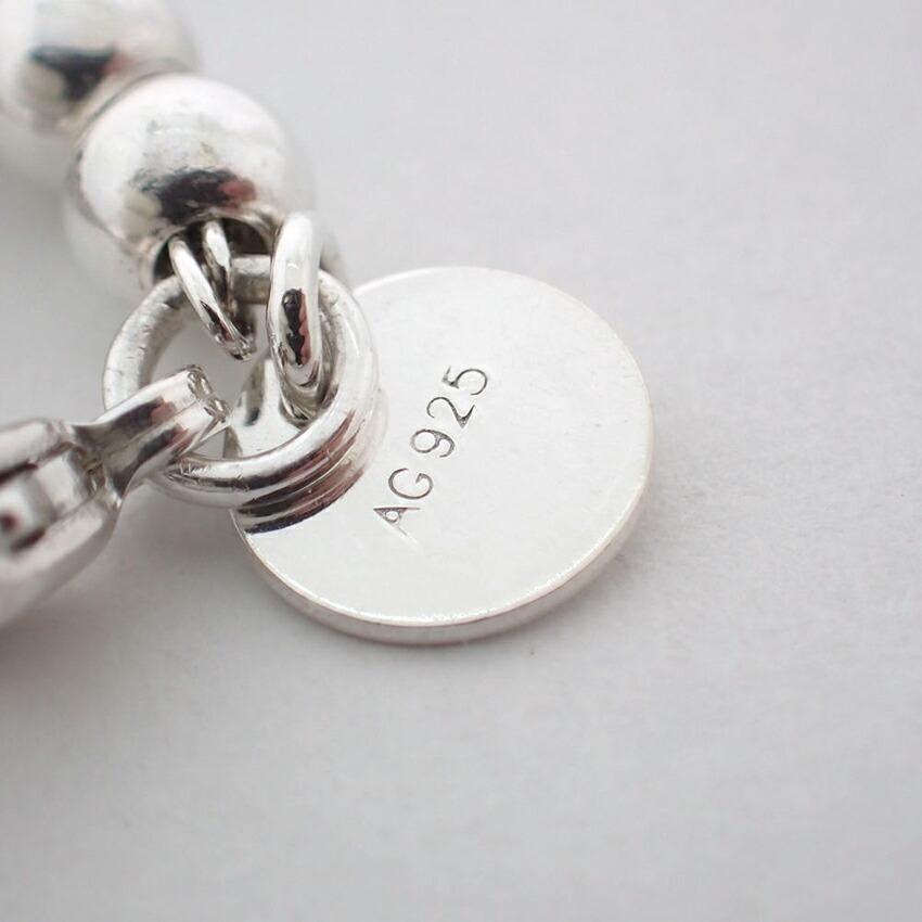 [Pre-owned] Tiffany/Tiffany/Ag925/Heart Tag/Pink/Bracelet/j58-7