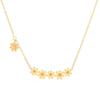 316L Stainless Steel 2024 New Fashion Upscale  Vintage Daisy Flowers Charms Chain Choker Necklaces Pendants For Women