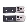 Soporte de Carril DIN en Forma de U de 35 mm Hebilla de Carril Universal Abrazadera Fija de Carril Clip Sujetador Rápido para Montaje de Relés