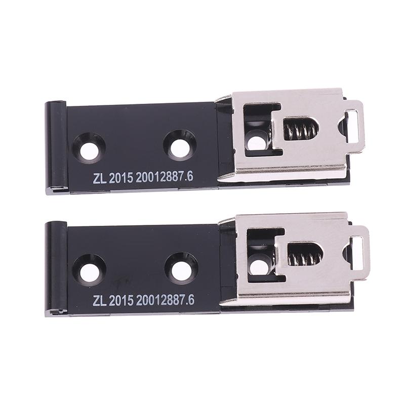 Soporte de Carril DIN en Forma de U de 35 mm Hebilla de Carril Universal Abrazadera Fija de Carril Clip Sujetador Rápido para Montaje de Relés