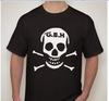 CHARGED GBH Totenkopf Punk Rock Hardcore Thrash Band T-Shirt Shirt Musik