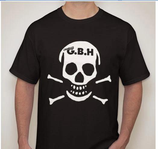 CHARGED GBH Skull Punk rock hardcore thrash band T shirt tee Music XXXXL