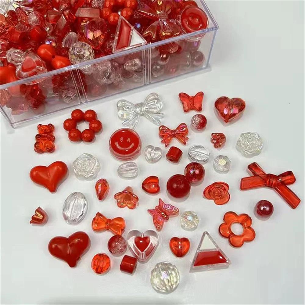 Mixed Series Beads Originality Beautiful Colorful Diy Mobile Phone Chain Bracelet Girl Cute Hand-woven Beads Jewelry Accessories