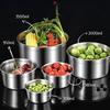 RuHan 304 Stainless Steel Round Food Container
