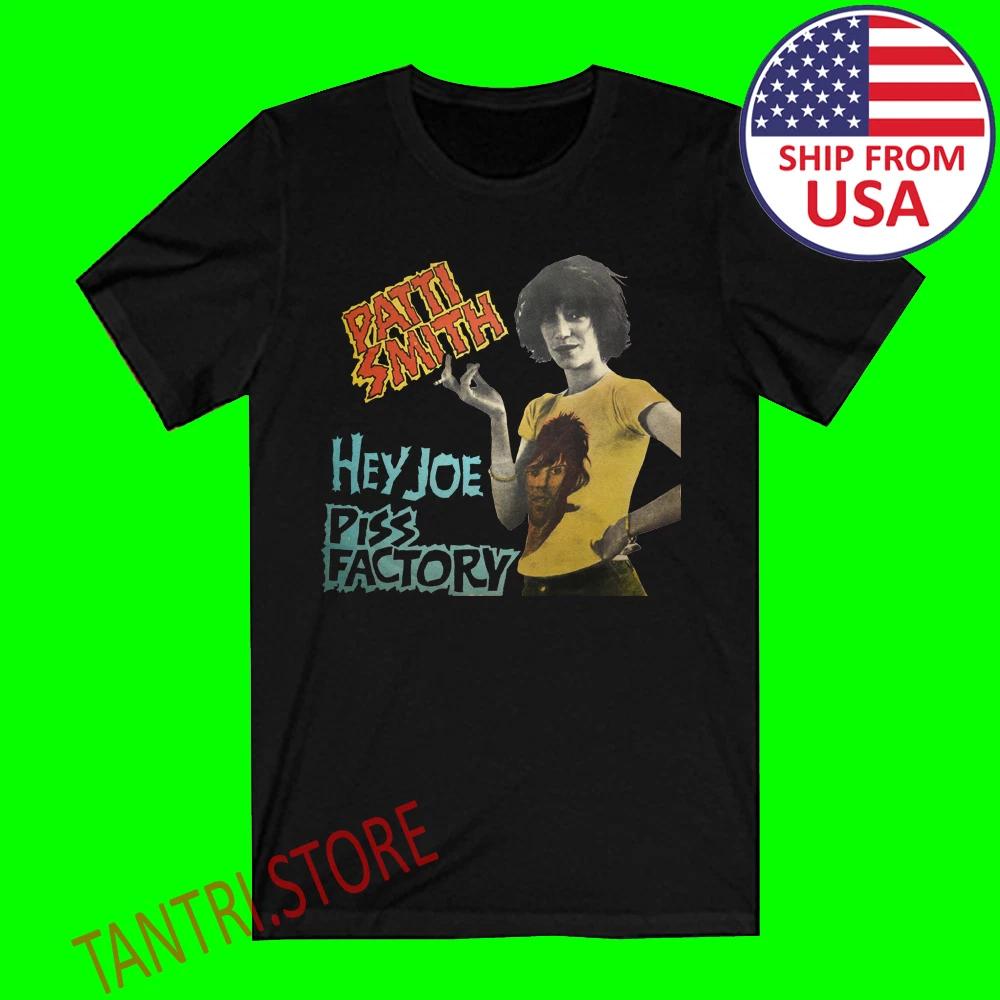 Patti Smith Hey Joe Men s Black Size S to 3XL 3XL