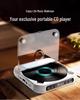 Compact Bluetooth CD Player with Speaker for Students & Early Education
