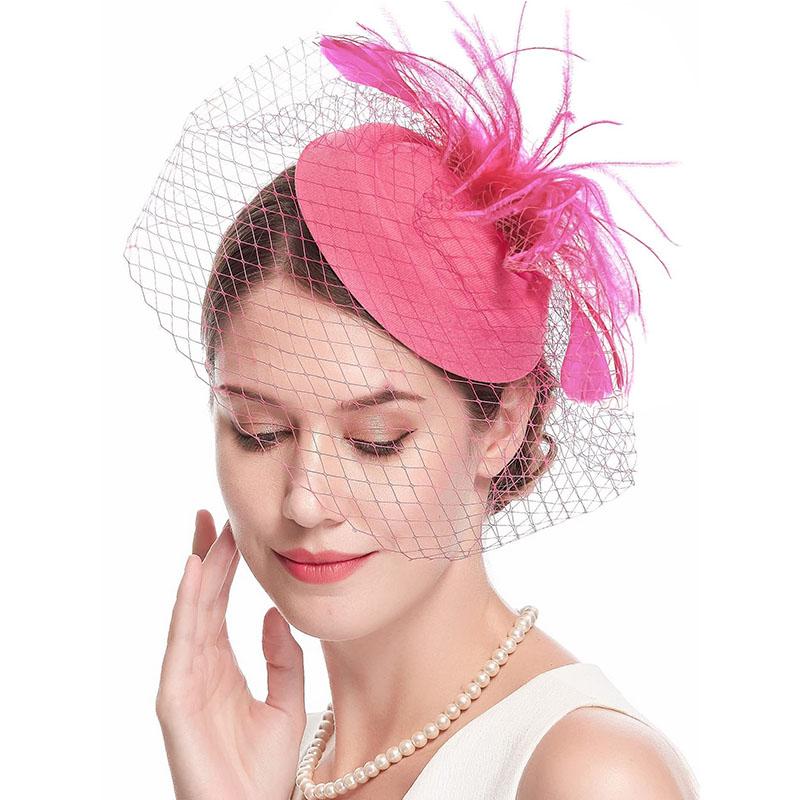 Chic Wedding Hats Fascinators Embellished Headbands for Women’s Stylish and Sophisticated Look XLM01