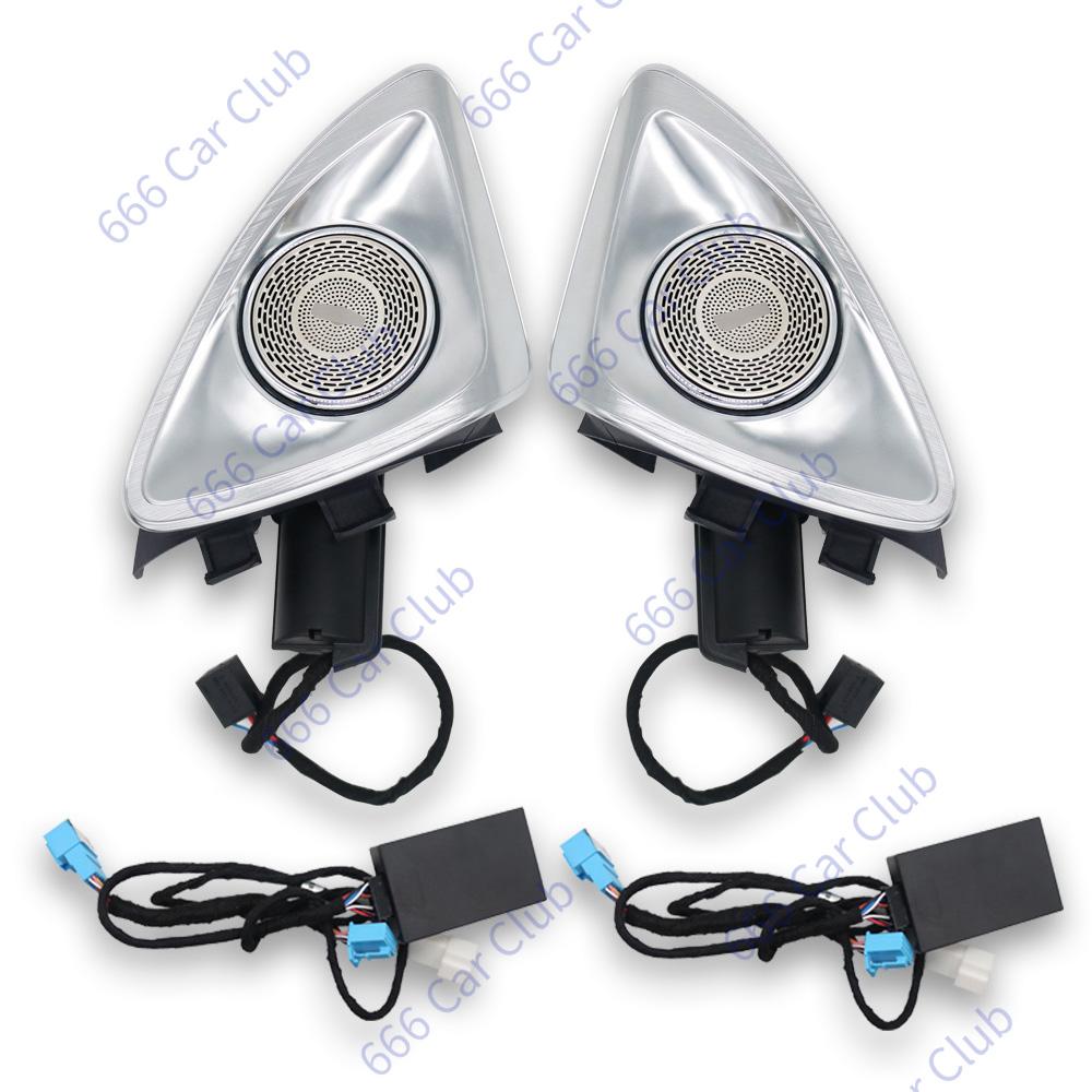 3/12/64 Colour Car LED Ambient Light For Mercedes-Benz C GLC Class Coupe W205 C43 C63 X253 LED Air Vent Speaker Decorative Lamp FS1