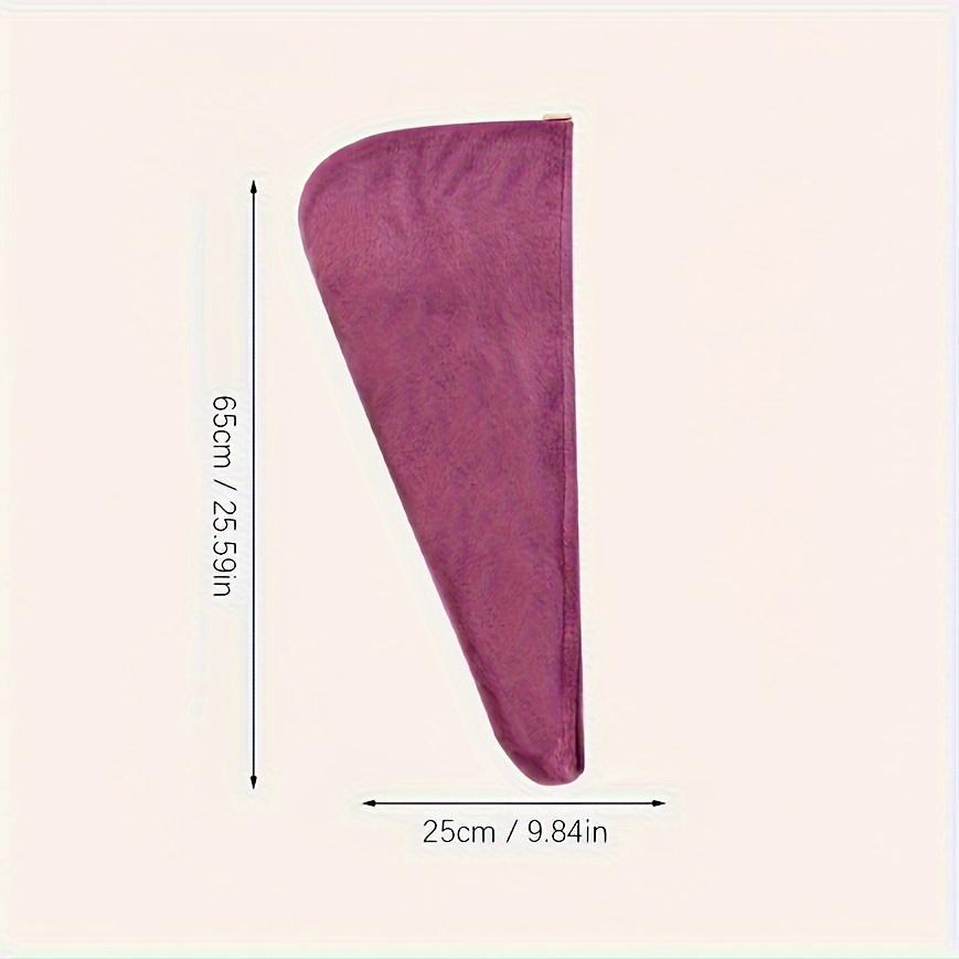 Knit Hair Towel - Absorbent Quick-Dry Wrap, Soft & Stylish with Secure Button, Contemporary Cartoon Design for Women