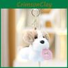 Plysch Hund Nyckelring Söt Tecknad Gosedjur För Flickor Gåva Och Väskdekoration
