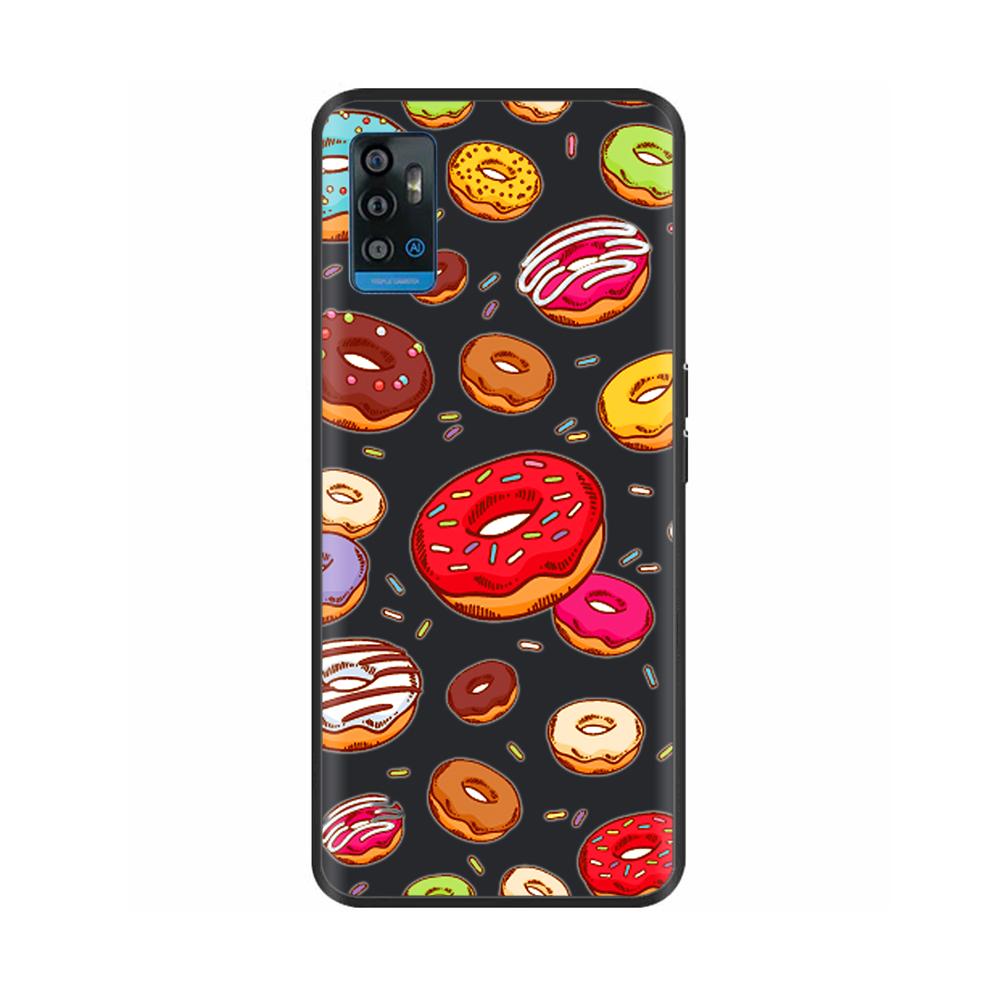 For ZTE Blade A71 Case Soft Black Silicone Bumper Phone Cover for ZTE Blade A71 A7030 Case BladeA71 2021 a 71 Coque Fundas Shell