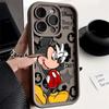 Minnie Mickey Mouse Phone Case For iPhone 17E 11 12 13 14 15 16 17 Pro Max Fundas 17 Air Plus 16e 13 Mini Silicone Cover