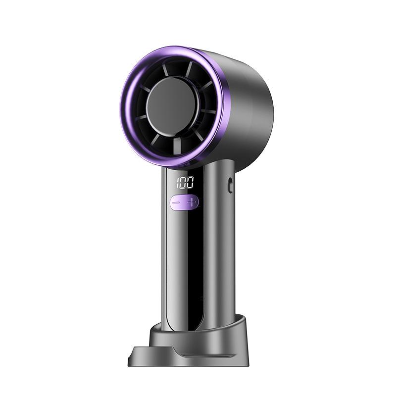 USB Rechargeable Portable Handheld Desktop Fan & Phone Holder for Outdoor Camping