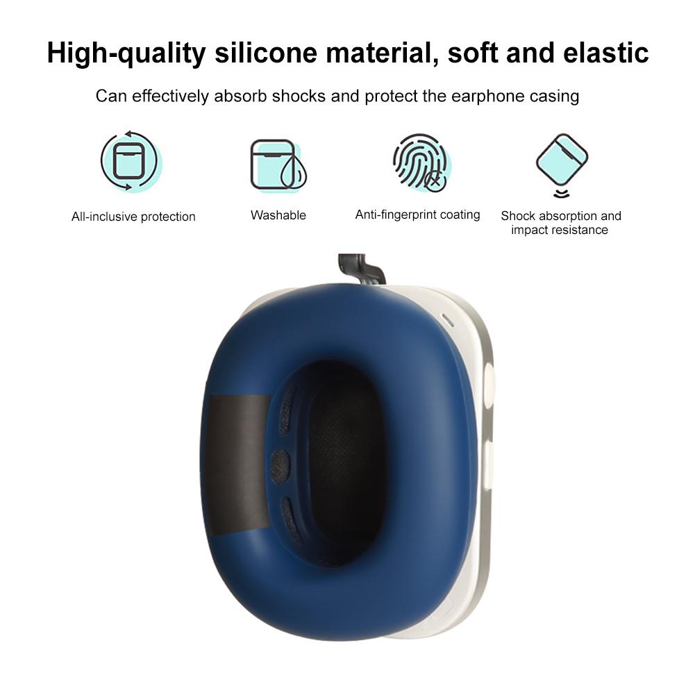 2Pcs Silicone Headphone Cover Anti-Fall Replacement Headphone Pads Non-Scratch Shockproof Replace Ear Pads For NOTHING Headphone