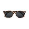 [IZIPIZI] Izipizi Sunglasses #L Model Square (Light TortoiseGray)
