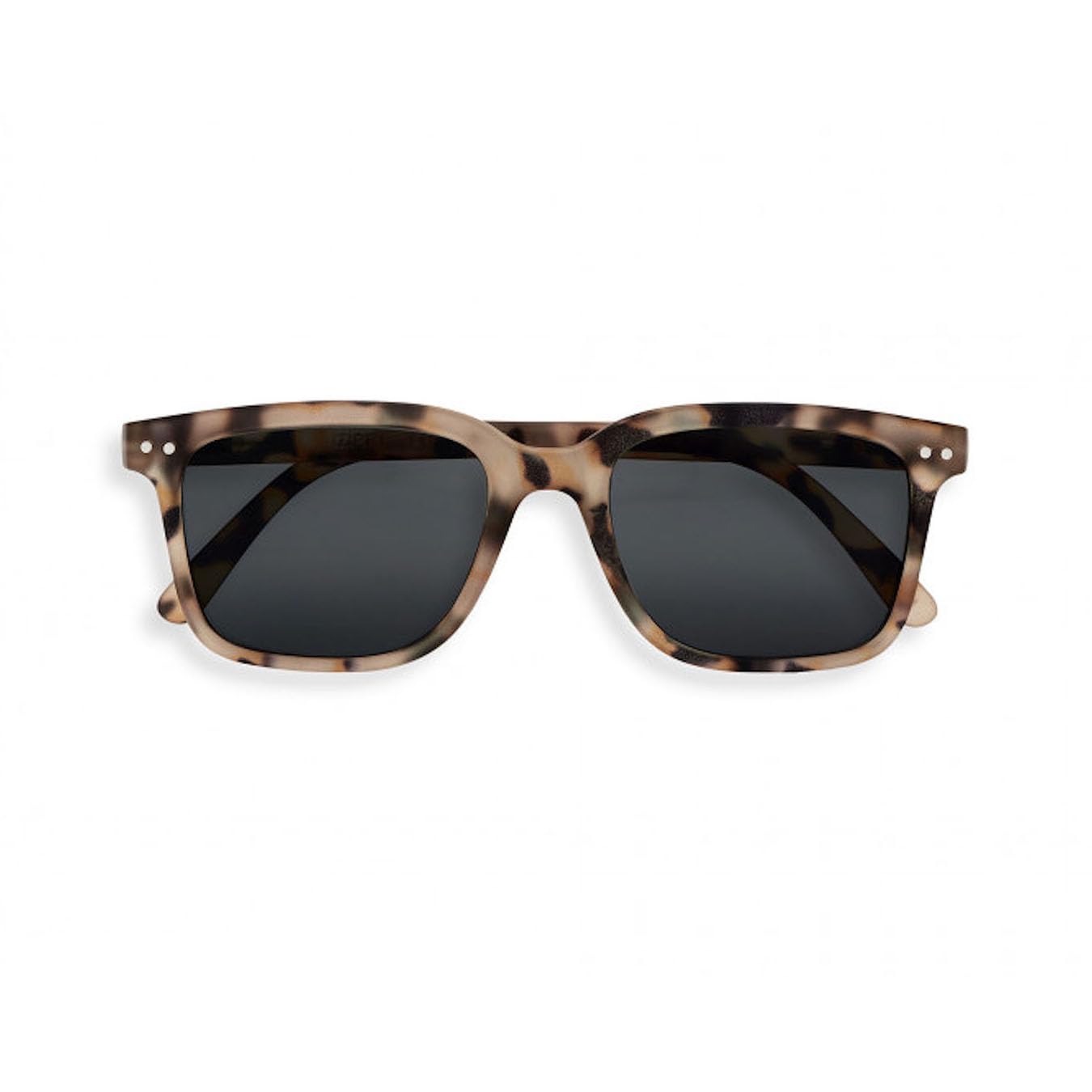 [IZIPIZI] Izipizi Sunglasses #L Model Square (Light TortoiseGray)
