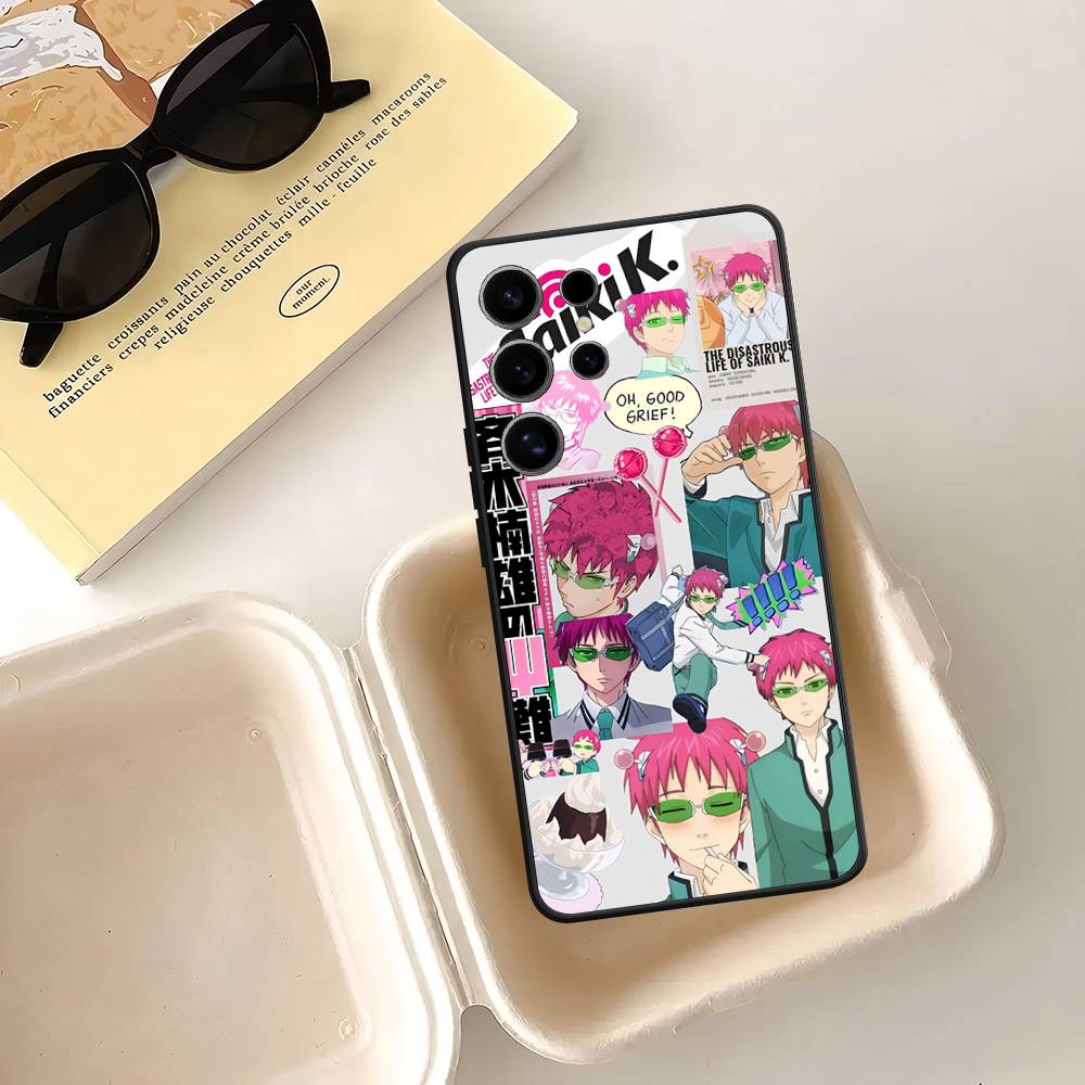 The D-Disastrous Life Of Saiki K Case For Samsung Galaxy Case S25 S23 S22 S21 S30 S20 S10 Ultra Plus FE TPU Soft Cover
