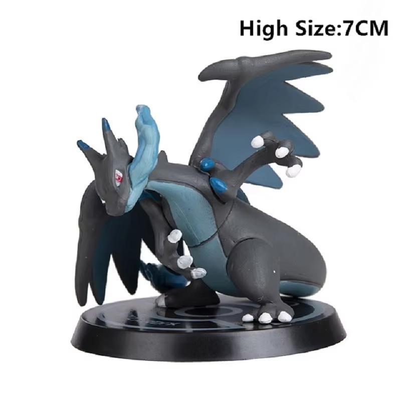 Pokemon 6 Pcs/Set Anime Figure Pikachu 6-7cm Figure Charizard Blastoise Squirtle Bulbasaur Action Figures Model Toys Gifts