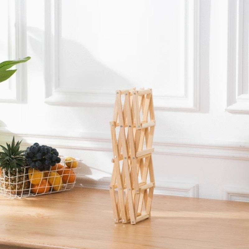 Stackable Wine Storage Shelves 3 5 6 10 Bottles Wooden Wine Shelves Home Bar Utensils Wine Cabinets Bar Tools 5
