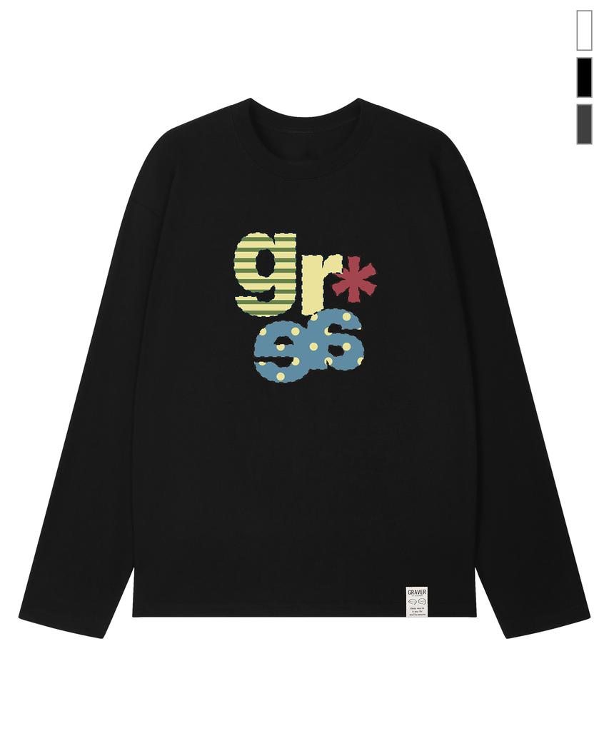 GRAVER [Unisex] Grae-S Long Sleeve T-Shirt_3 Colors