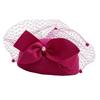 Women S Elegant Bow Mesh Decorative Retro Small Formal Hat For Winter Autumn