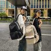 Schoolbag Japanese Ins Trendy Brand Light Solid Color Backpack Korean Version Girl Versatile Travel Small Backpack Casual Simple Schoolbag