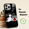 כיסוי טלפון רישיון האנטר X ל-iPhone17,16,15,14,13,12,11 פלוס, פרו מגנטי למגסייף טעינה אלחוטית