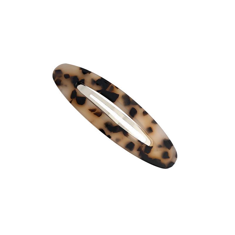 High-End Acetate Hair Clip for Bangs and Flyaways - Elegant Side and Back Clip for Women