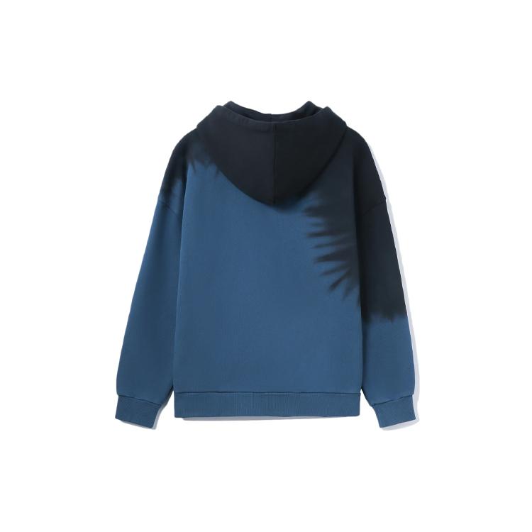 Li Ning Sweatshirts Unisex Blue Hooded Moderate Other AWDRA67-3