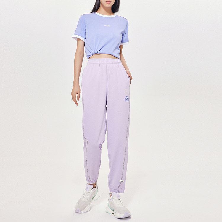 Anta Loose Cuffed Sports Pants Women bottoms Purple 962228715-3