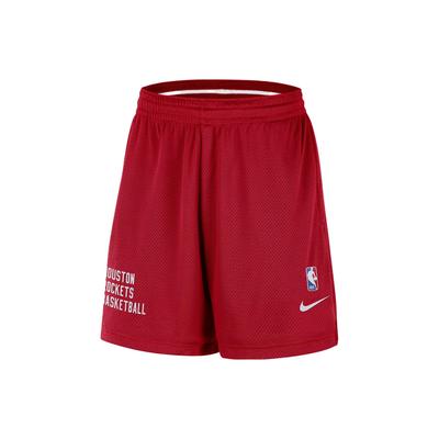 Houston Rockets Logo Potisk písmen Prodyšné sportovní šortky Pánské šortky Červené FB3738-657