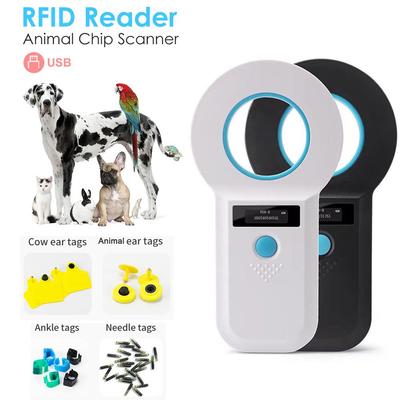Čtečka zvířecích čipů RFID Čtečka RFID Skenner mikročipů pro zvířata Čtečka ID čipů zvířat RFID Podpora štítků/tagů EMID FDX-B(ISO11784/85)