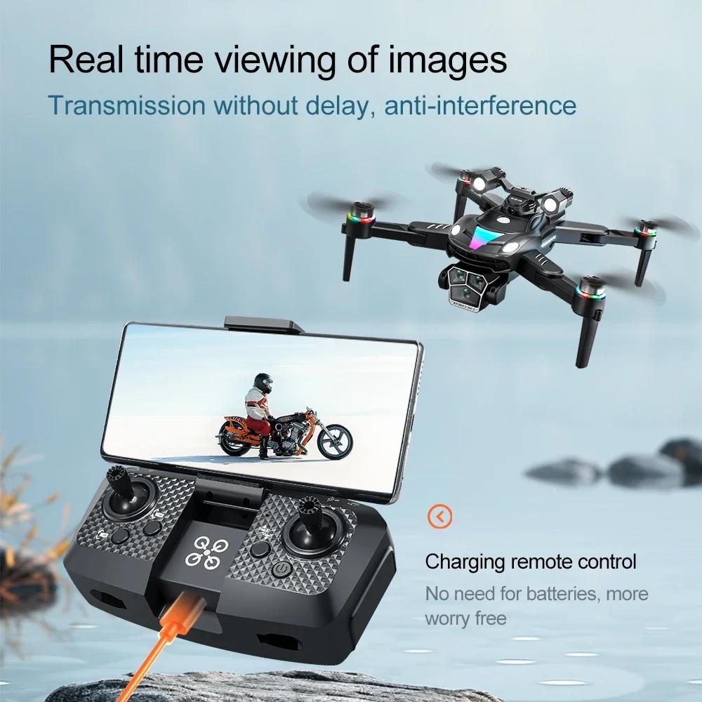 A168 8K Professional Drone 6K HD Dual Camera Drone Brushless Foldable Quadcopter Optical Flow Positioning Aerial Camera Drone