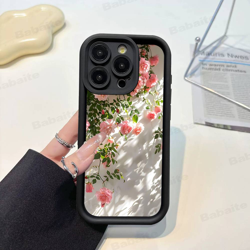 Abstract Flower Market Phone Case For IPhone 17 16 15 14 13 12 11 Pro Max Plus Silicone Shockproof Case