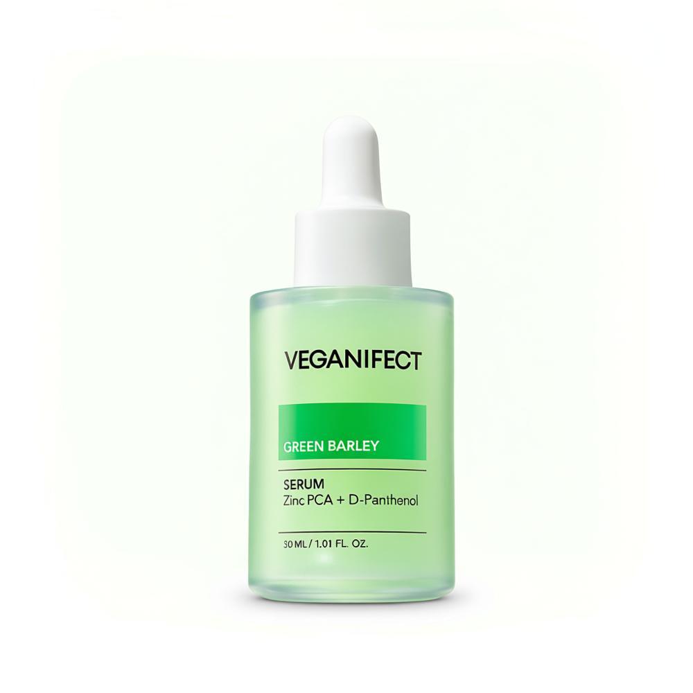 Veganer Effekt [Unreinheiten  Beruhigung  Talgkontrolle] Veganer Effekt Grüner Gerste Zink Serum 30ml