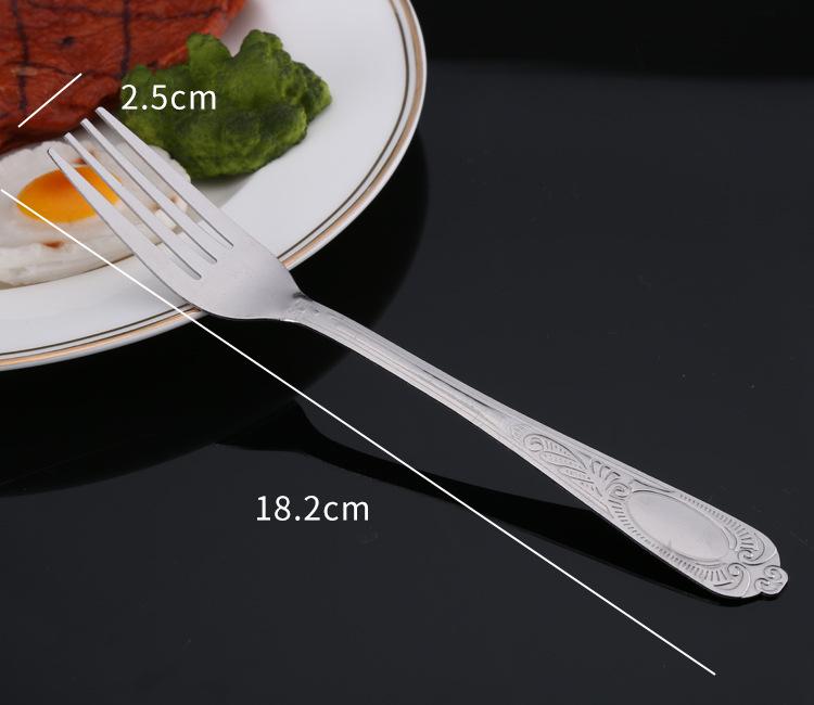 Stainless Steel Cutlery Set: Soup Spoons & Dessert Forks for Restaurants & Homes