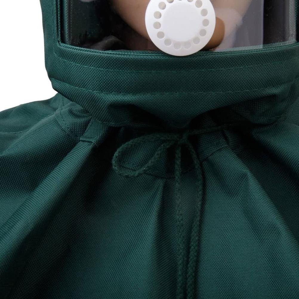 Sand Blasting Hood Cap Canvas Shawl Sandblaster Protective Face Cover Antidust Hood for Spraying