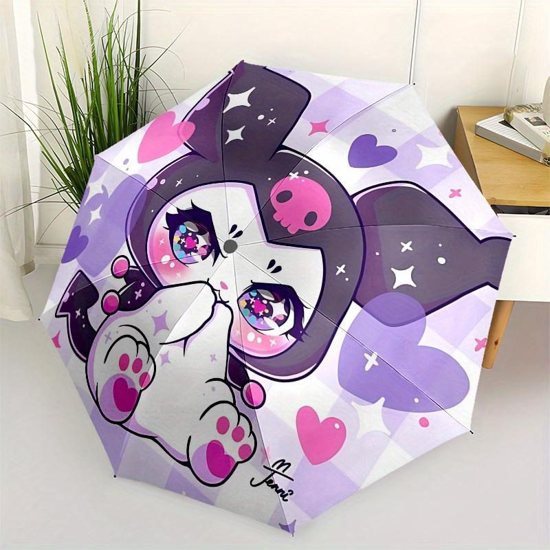 

Kawaii,Cute Automatic opening and closing folding umbrella with 8 rib frame and compact travel design,perfect for all occasions | Stylish