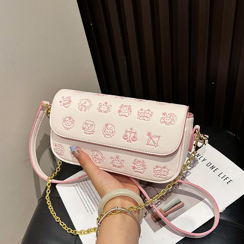 Summer small square bag women's new niche design high-end shoulder bag messenger bag tide