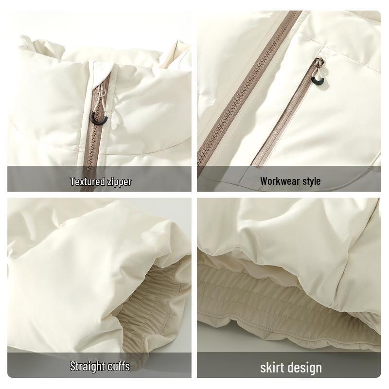 MINISO Men's Color Block Winter Padded Outdoor Jacket