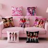 MMean Girls Movie TV Cushion Cover Pillow Case Soft Friendly Fabric  Concealed Zipper