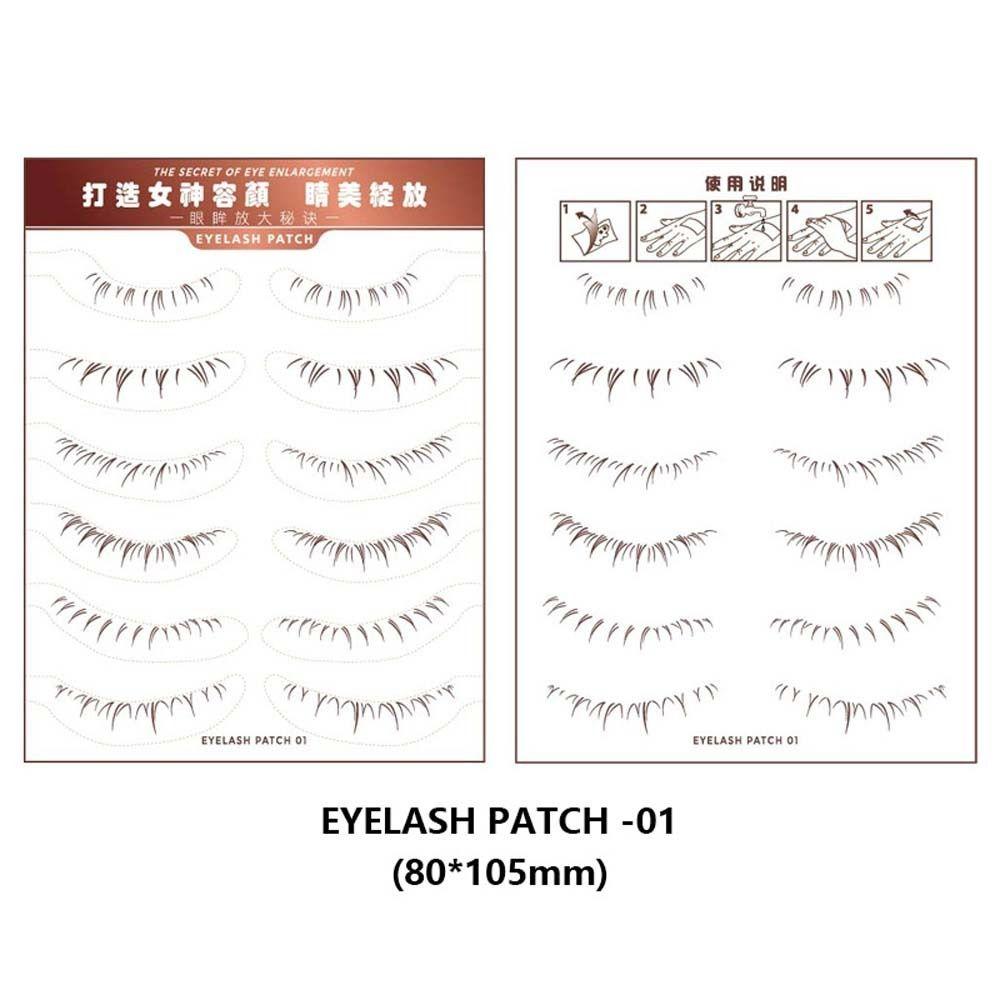 Eyelash Fake Tattoo Lower Eyelash Patch Lower Eyelash Temporary Tattoos Girls