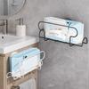 No Drill Wet Wipe Storage Rack Iron Face Towel Storage Box Paper Towel Holder  for Kitchen