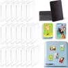 30Sets Handmade Custom Photo Fridge Magnets Set 5x3cm DIY Acrylic Sticker Kit for Refrigerator Decor & Souvenir Gift