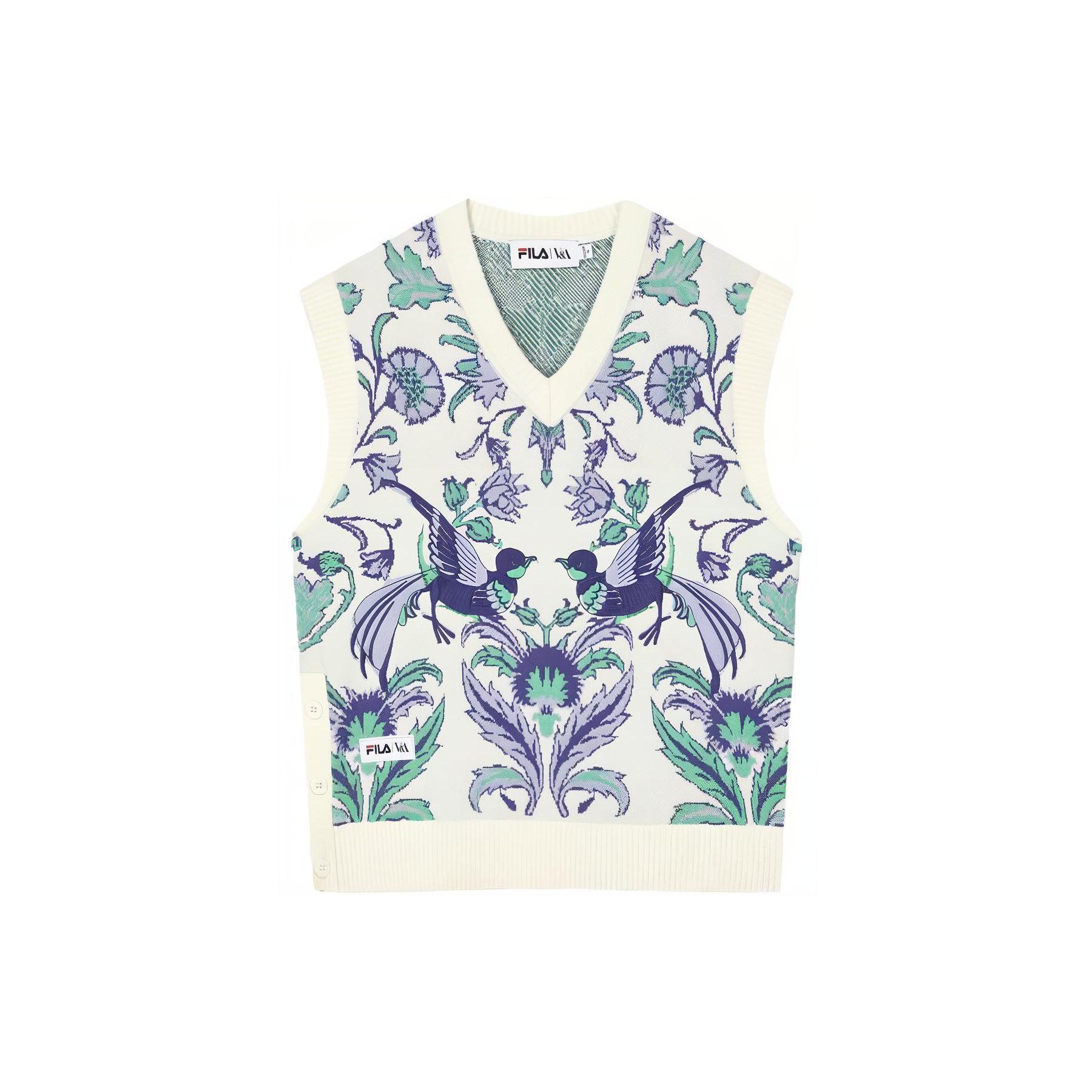 

Новый женский трикотаж FILA с принтом по всей поверхности F11W418410F-ZA S