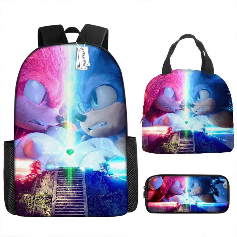 Backpack Trend Backpack Anime Large Capacity Elementary School Bag Lunch Bag