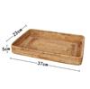 Rattan Storage Box Hand-Woven Rattan Storage Tray Wicker Basket Fruit Tea Organizer Kitchen Supplies Household Tools